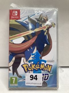 POKEMON SWORD GAME FOR NINTENDO SWITCH (SEALED)