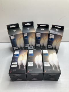 7 X PHILIPS HUE 470 LIGHT BULBS