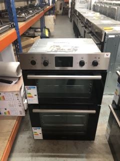 ZANUSSI BUILT-IN ELECTRIC DOUBLE OVEN MODEL NO: ZKHNL3X1 (EX DISPLAY)