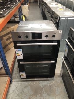 ZANUSSI BUILT-IN ELECTRIC DOUBLE OVEN MODEL NO: ZKHNL3X1 (EX DISPLAY)