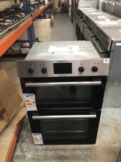 ZANUSSI BUILT-IN ELECTRIC DOUBLE OVEN MODEL NO: ZKHNL3X1 (EX DISPLAY)