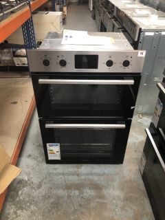 ZANUSSI BUILT-IN ELECTRIC DOUBLE OVEN MODEL NO: ZKHNL3X1 (EX DISPLAY)