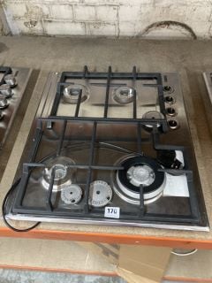 ZANUSSI GAS HOB MODEL NO: ZGH66424XX (EX DISPLAY)