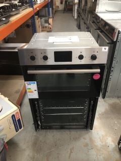 ZANUSSI BUILT-IN ELECTRIC DOUBLE OVEN MODEL NO: ZKHNL3X1 (EX DISPLAY)