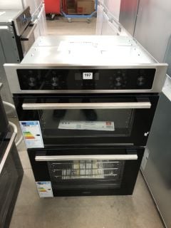 ZANUSSI BUILT-IN ELECTRIC DOUBLE OVEN MODEL NO: ZKCNA7XN (EX DISPLAY)