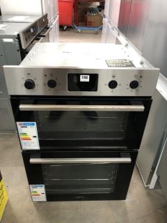 ZANUSSI BUILT-IN ELECTRIC DOUBLE OVEN MODEL NO: ZKHNL3X1 (EX DISPLAY)