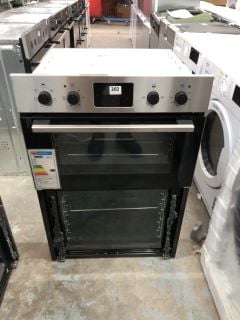 ZANUSSI BUILT-IN ELECTRIC DOUBLE OVEN MODEL NO: ZKHNL3X1 (EX DISPLAY)