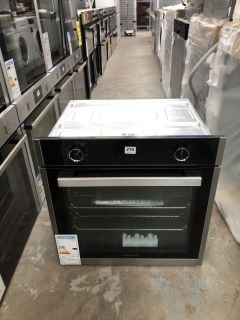 GRUNDIG BUILT-IN ELECTRIC SINGLE OVEN MODEL NO: GEBM19300XC (EX DISPLAY)