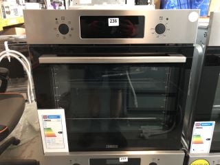 ZANUSSI BUILT-IN ELECTRIC SINGLE OVEN MODEL NO: ZOHCX3X2 (EX DISPLAY)