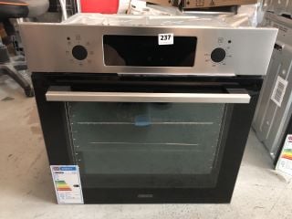 ZANUSSI BUILT-IN ELECTRIC SINGLE OVEN MODEL NO: ZOHCX3X2 (EX DISPLAY)