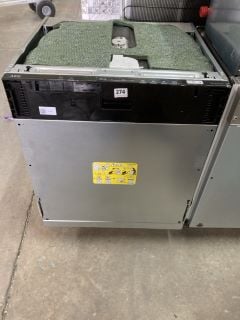 AEG INTEGRATED DISHWASHER MODEL NO: FSE84607P (EX DISPLAY)