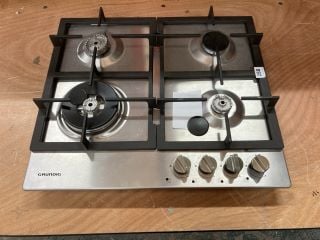 ZANUSSI GAS HOB MODEL NO: ZGH66424XX (EX DISPLAY)