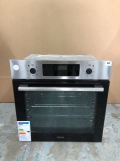 ZANUSSI BUILT-IN ELECTRIC SINGLE OVEN MODEL NO: ZOHCX3X2 (EX DISPLAY)