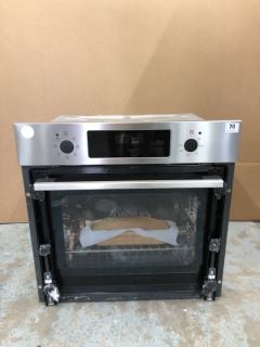 ZANUSSI BUILT-IN ELECTRIC SINGLE OVEN MODEL NO: ZOHCX3X2 (EX DISPLAY)