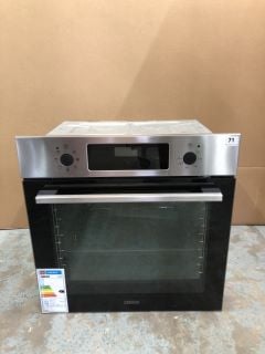 ZANUSSI BUILT-IN ELECTRIC SINGLE OVEN MODEL NO: ZOHCX3X2 (EX DISPLAY)