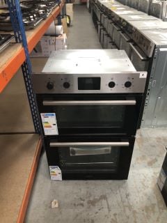 ZANUSSI BUILT-IN ELECTRIC DOUBLE OVEN MODEL NO: ZKHNL3X1 (EX DISPLAY)