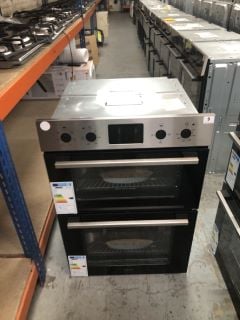 ZANUSSI BUILT-IN ELECTRIC DOUBLE OVEN MODEL NO: ZKHNL3X1 (EX DISPLAY)