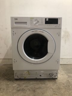 BEKO INTEGRATED WASHER DRYER - MODEL NO: WDIK854451 (EX DISPLAY)