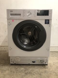 BEKO INTEGRATED WASHING MACHINE - MODEL NO: WTIK84121 (EX DISPLAY)