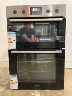 ZANUSSI BUILT-IN DOUBLE OVEN - MODEL NO: ZKHNL3X1 (EX DISPLAY)