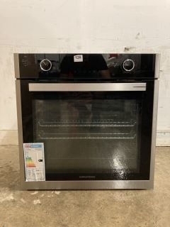 GRUNDIG INTEGRATED SINGLE OVEN - MODEL NO: GEBM19300XC (EX DISPLAY)