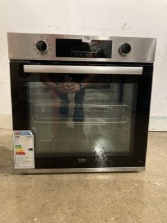 BEKO BUILT-IN SINGLE OVEN - MODEL NO: BBIE22300XFP (EX DISPLAY)