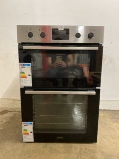 ZANUSSI BUILT-IN DOUBLE OVEN - MODEL NO: ZKHNL3X1 (EX DISPLAY)