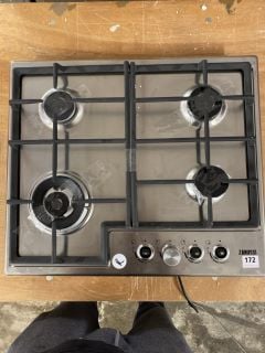 ZANUSSI BUILT IN 4 BURNER GAS HOB - MODEL NO: ZGH66424XX - RRP £210 (EX DISPLAY)