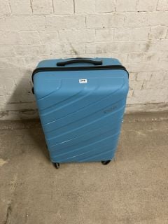 AMERICAN TOURISTER BLUE SUITCASE