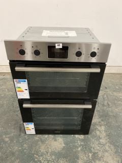 ZANUSSI BUILT-IN ELECTRIC DOUBLE OVEN MODEL NO: ZKHNL3X1 - RRP £509 (EX-DISPLAY)