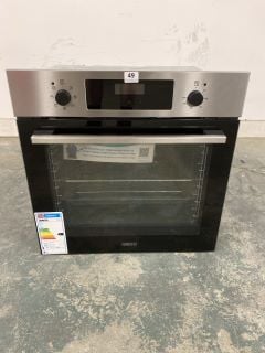 ZANUSSI BUILT-IN FAN COOK ELECTRIC OVEN MODEL NO: ZOHCX3X2 - RRP £348 (EX-DISPLAY)