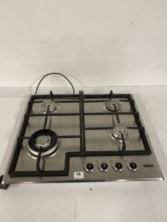 ZANUSSI BUILT IN 4 BURNER GAS HOB - MODEL NO: ZGH66424XX - RRP £210 (EX DISPLAY)