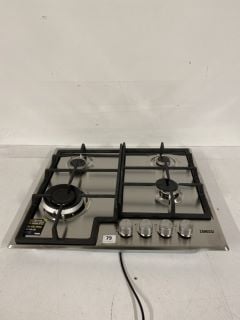 ZANUSSI BUILT IN 4 BURNER GAS HOB - MODEL NO: ZGH66424XX - RRP £210 (EX DISPLAY)