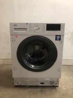 BEKO INTEGRATED WASHING MACHINE - MODEL NO: WTIK76121 (EX DISPLAY)