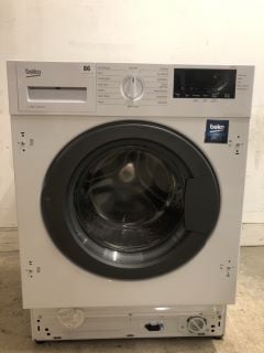 BEKO INTEGRATED WASHING MACHINE - MODEL NO: WTIK84121 (EX DISPLAY)