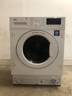 BEKO INTEGRATED WASHER DRYER - MODEL NO: WDIK854451 (EX DISPLAY)