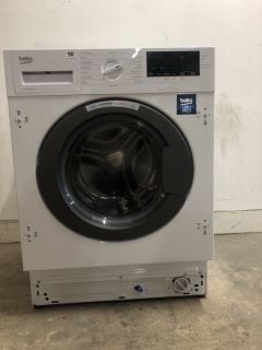 BEKO INTEGRATED WASHING MACHINE - MODEL NO: WTIK76121 (EX DISPLAY)