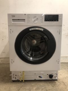 BEKO INTEGRATED WASHING MACHINE - MODEL NO: WTIK84121 (EX DISPLAY)