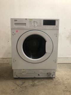 BEKO INTEGRATED WASHER DRYER - MODEL NO: WDIK854451 (EX DISPLAY)