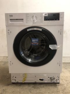 BEKO INTEGRATED WASHING MACHINE - MODEL NO: WTIK76121 (EX DISPLAY)