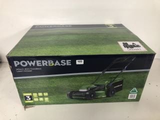 POWERBASE 40CM CORDLESS LAWNMOWER