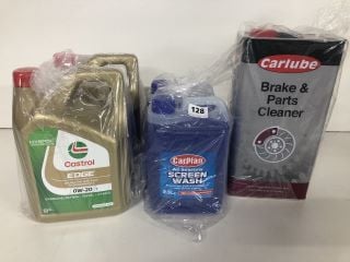 CONSUMABLES TO INCLUDE CASTROL EDGE OW-20 ENGINE OIL (COLLECTION FROM SITE ONLY)