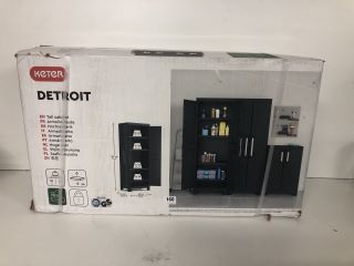 KETER DETROIT TALL CABINET (SEALED)