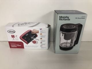 MORPHY RICHARDS SOUP MAKER AND A EWBANK CARPET SWEEPER