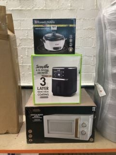 3 X KITCHEN ITEMS INC RUSSELL HOBBS SLOW COOKER