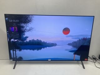 LG 55" OLED TV MODEL OLED55B42LA (NO REMOTE, WITH STAND, WITH BOX)