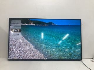 LG 55" TV MODEL 55UT81006LA (INTERMITTENT POWER, CASE DAMAGE, NO REMOTE, NO STAND, NO BOX)