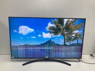 LG 50" TV MODEL 50AN0766QA (DISPLAY FAULT, NO REMOTE, WITH STAND, WITH BOX)