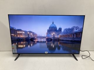 LG 43" TV MODEL 43LQ60006LA (LINE ON SCREEN, NO REMOTE, WITH STAND, WITH BOX)