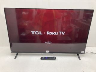 TCL 43" TV MODEL 43RP630KX7 (WITH REMOTE, WITH STAND, WITH BOX)